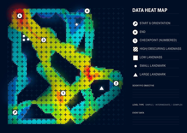 Afbeelding Sea Hero Quest heatmap