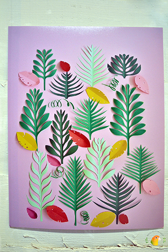 Afbeelding PaperPassion BeColorAnd poster bomen