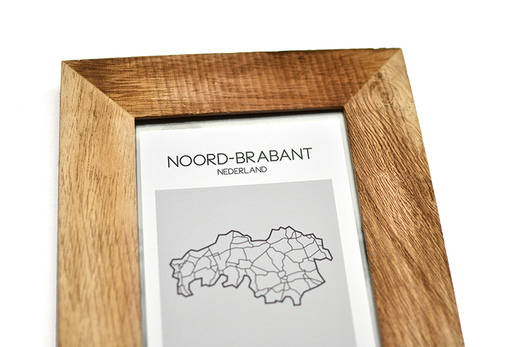 Afbeelding Echte Post Is Cool fotolijst met kaart