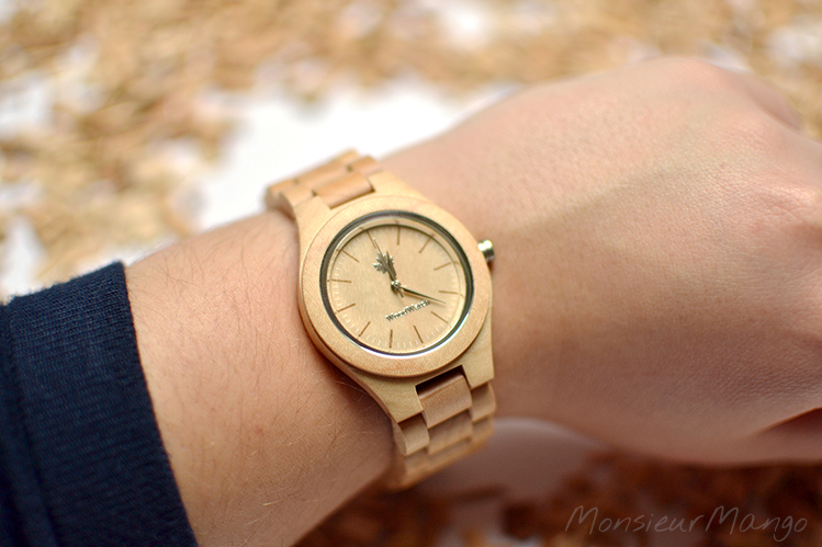 Afbeelding WoodWatch horloge femme