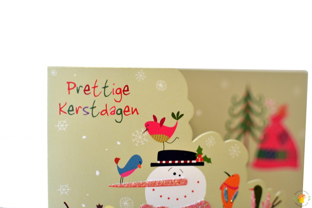 Afbeelding kerstkaart eenzame ouderen prettige feestdagen