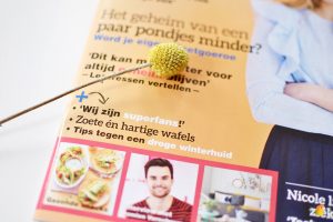 Afbeelding tijdschrift Vriendin close-up superfans