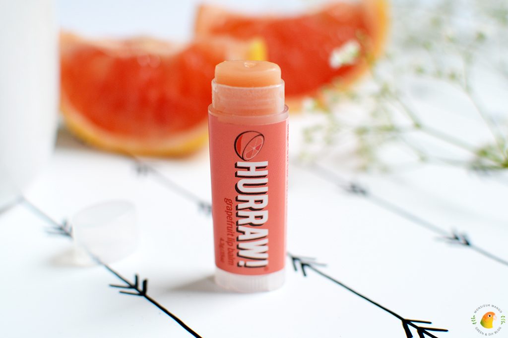 Afbeelding Hurraw! lippenbalsem grapefruit close-up