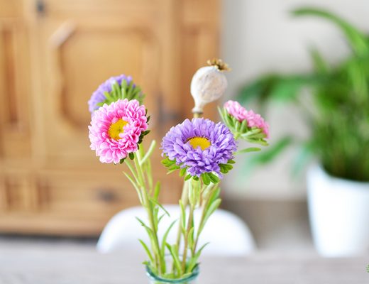 Afbeelding gekleurde bloemen