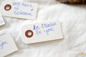 Echte Post Is Cool #5 handgeschreven gift tags