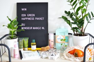 Win een green happiness pakket bij MonsieurMango.nl