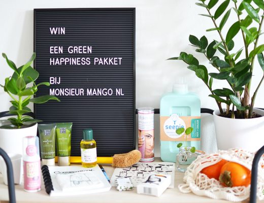 Win een green happiness pakket bij MonsieurMango.nl