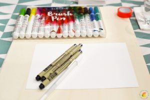 KreaDoe 2017 workshop: Tekenen met Brushpennen van Paper Den
