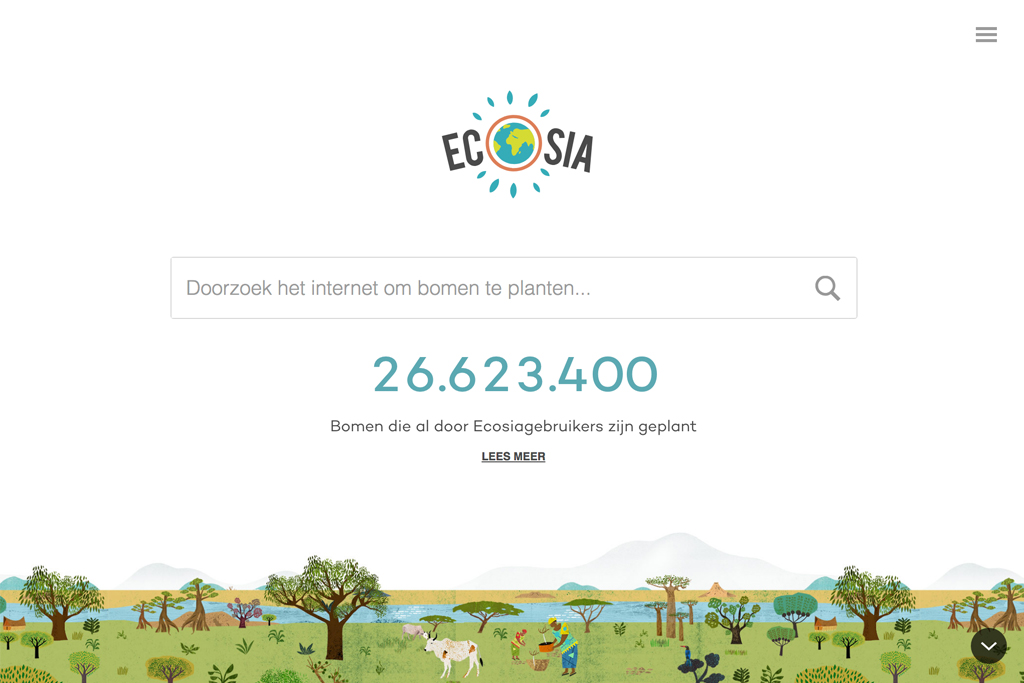 Ecosia zoekmachine