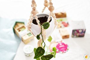 Echte Post Is Cool #6 gegeven cadeau handgemaakte plantenhanger