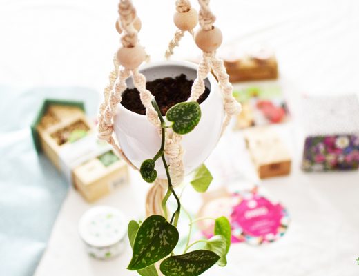 Echte Post Is Cool #6 gegeven cadeau handgemaakte plantenhanger