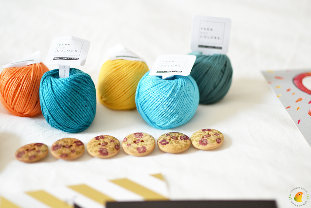 Echte Post Is Cool #6 gekregen cadeautjes Yarn and Colors mini garen